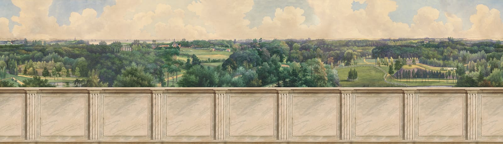 Panorama Views - Beige wallpaper swatch
