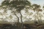 The Green Forest - Green wallpaper swatch