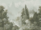 Mountain Horizon - Green wallpaper swatch