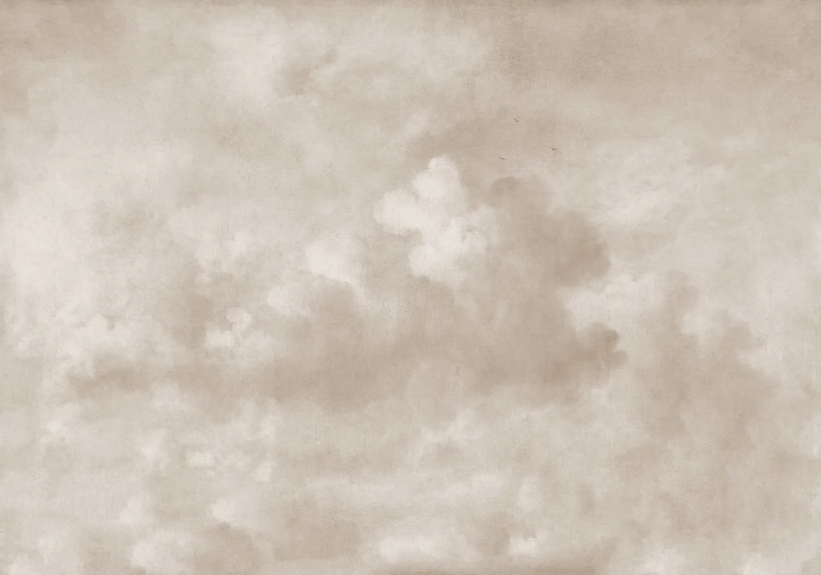 Vintage Clouds - Beige wallpaper swatch