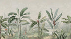 Tropical Palms - Green – Sage Tone wallpaper swatch