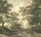 The Vintage Grove - Green wallpaper swatch