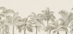 Retro Jungle - Beige wallpaper swatch