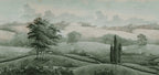 Hilltop House - Green wallpaper swatch
