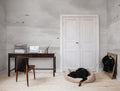 Seabirds wall mural by Rebel Walls in Grey, styled room