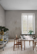 Cloudy Forest wall mural by Rebel Walls in Beige, styled room