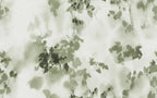 Hazy Leaves wall mural by Rebel Walls in Green, flat swatch