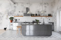 Hazy Leaves wall mural by Rebel Walls in White, styled room