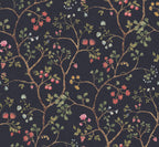 Song Tree wall mural by Rebel Walls in Black – Lush, flat swatch