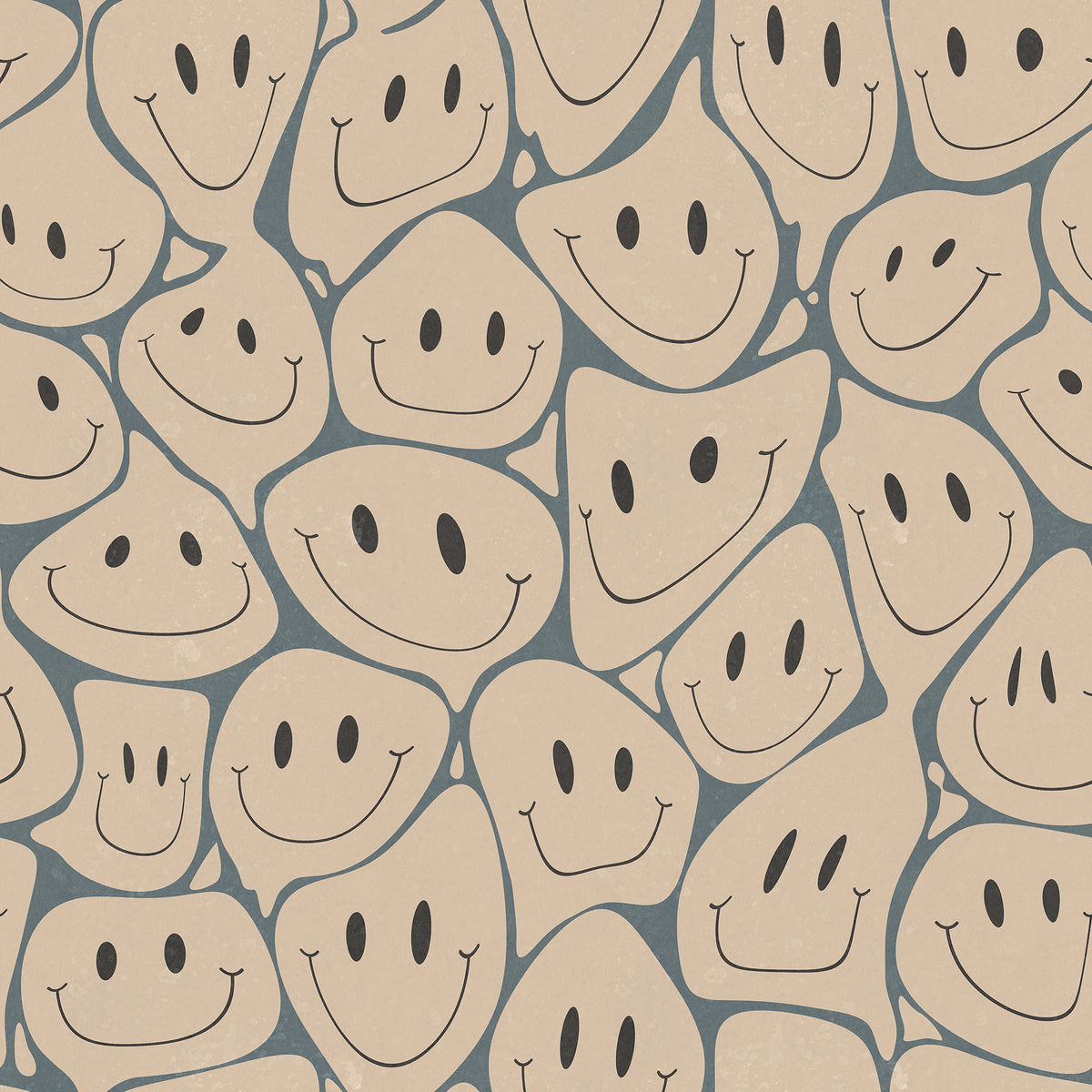 Happy Rebel wall mural by Rebel Walls in Beige – Peach, flat swatch