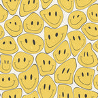 Happy Rebel wall mural by Rebel Walls in Yellow – Bright Sunshine, flat swatch