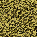 Discus Fish wall mural by Rebel Walls, flat panel of marbled watercolour swirls in black on olive yellow