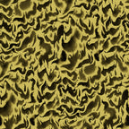 Discus Fish wall mural by Rebel Walls, flat panel of marbled watercolour swirls in black on olive yellow
