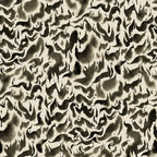 Discus Fish wall mural by Rebel Walls, flat panel of marbled watercolour swirls in black on cream