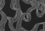 Stripes Repeatable wall mural by Rebel Walls in Black, flat swatch