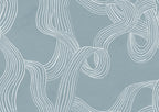 Stripes Repeatable wall mural by Rebel Walls in Blue, flat swatch