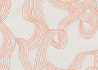 Stripes Repeatable wall mural by Rebel Walls in Orange, flat swatch