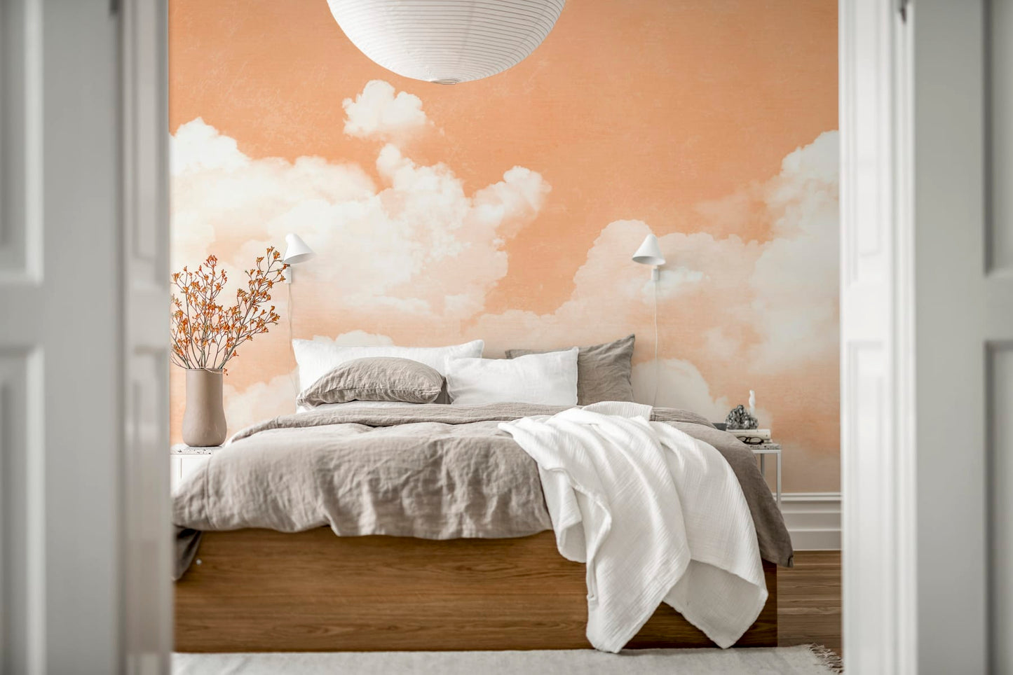 Fluffy Clouds Mural