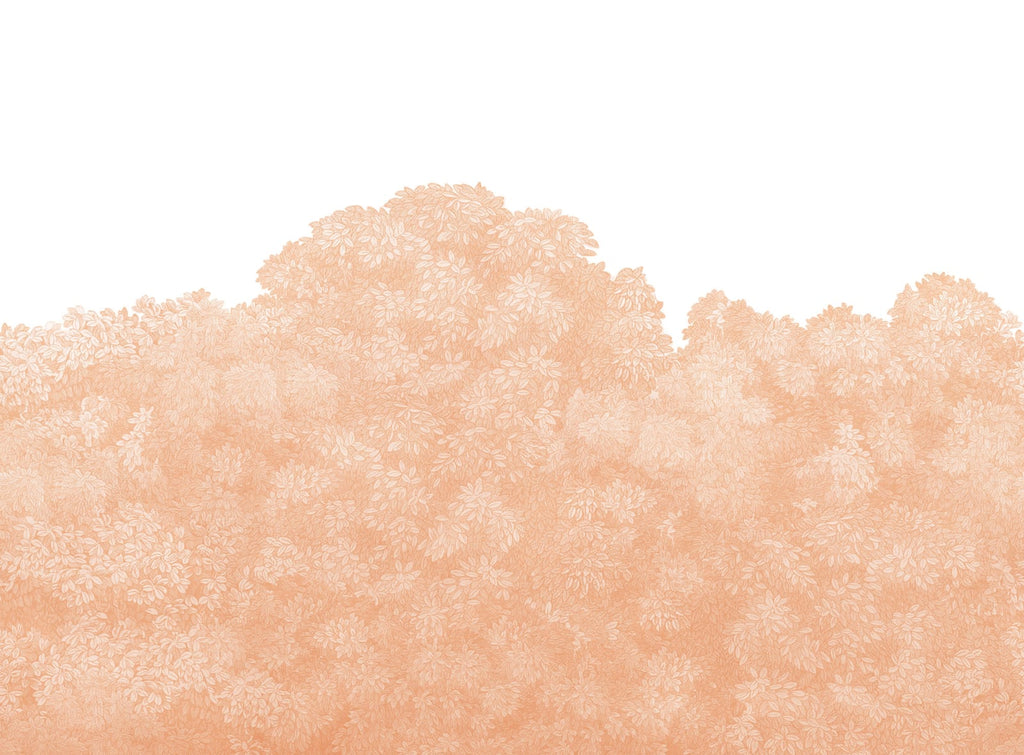 Belle Buisson - Peach wallpaper swatch