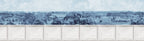 Panorama Views wall mural by Rebel Walls in Blue, flat swatch
