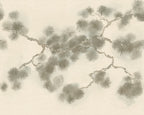Pine Branch wall mural by Rebel Walls in Beige, flat swatch