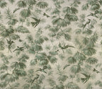 Humming Harmony wall mural by Rebel Walls in Green, flat swatch
