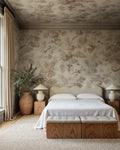 Humming Harmony wall mural by Rebel Walls in Beige, styled room