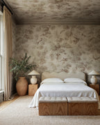 Humming Harmony wall mural by Rebel Walls in Beige, styled room