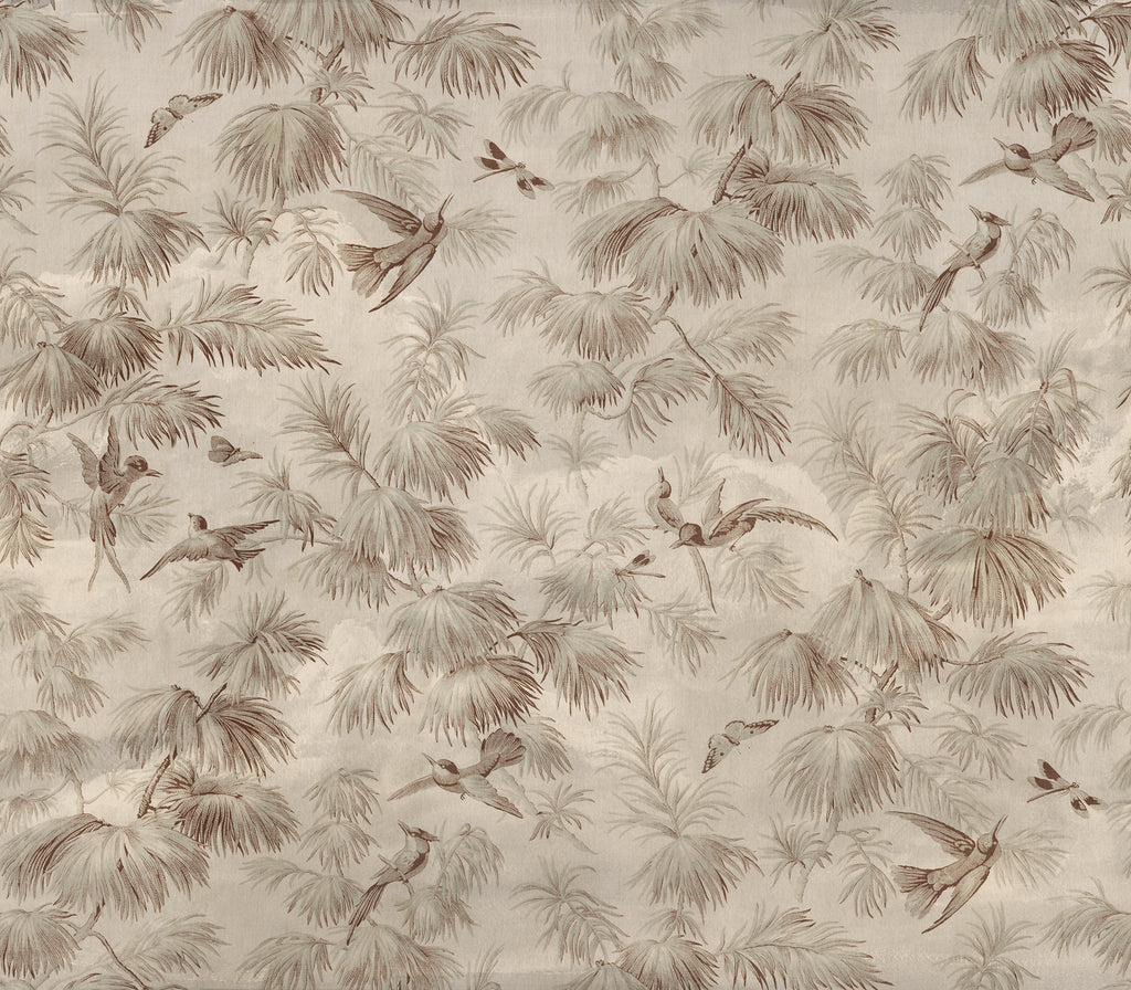 Humming Harmony wall mural by Rebel Walls in Beige, flat swatch
