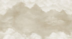 Sky of Clouds wall mural by Rebel Walls in Beige, flat swatch