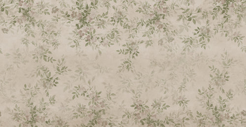 Daydream wall mural by Rebel Walls in Green, flat swatch