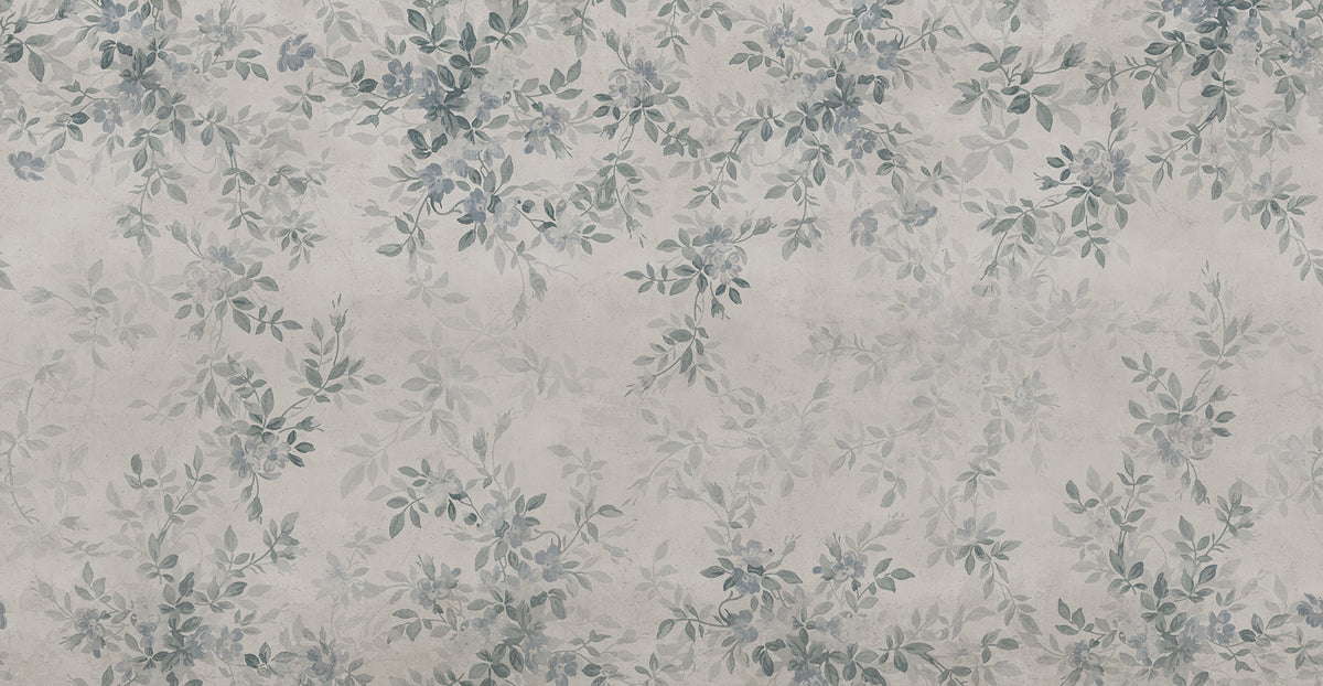 Daydream wall mural by Rebel Walls in Blue, flat swatch