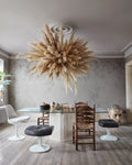 Daydream wall mural by Rebel Walls in Grey, styled room