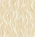 Gentle Lines wall mural by Rebel Walls in Yellow, flat swatch