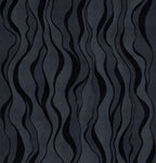 Gentle Lines wall mural by Rebel Walls in Navy, flat swatch