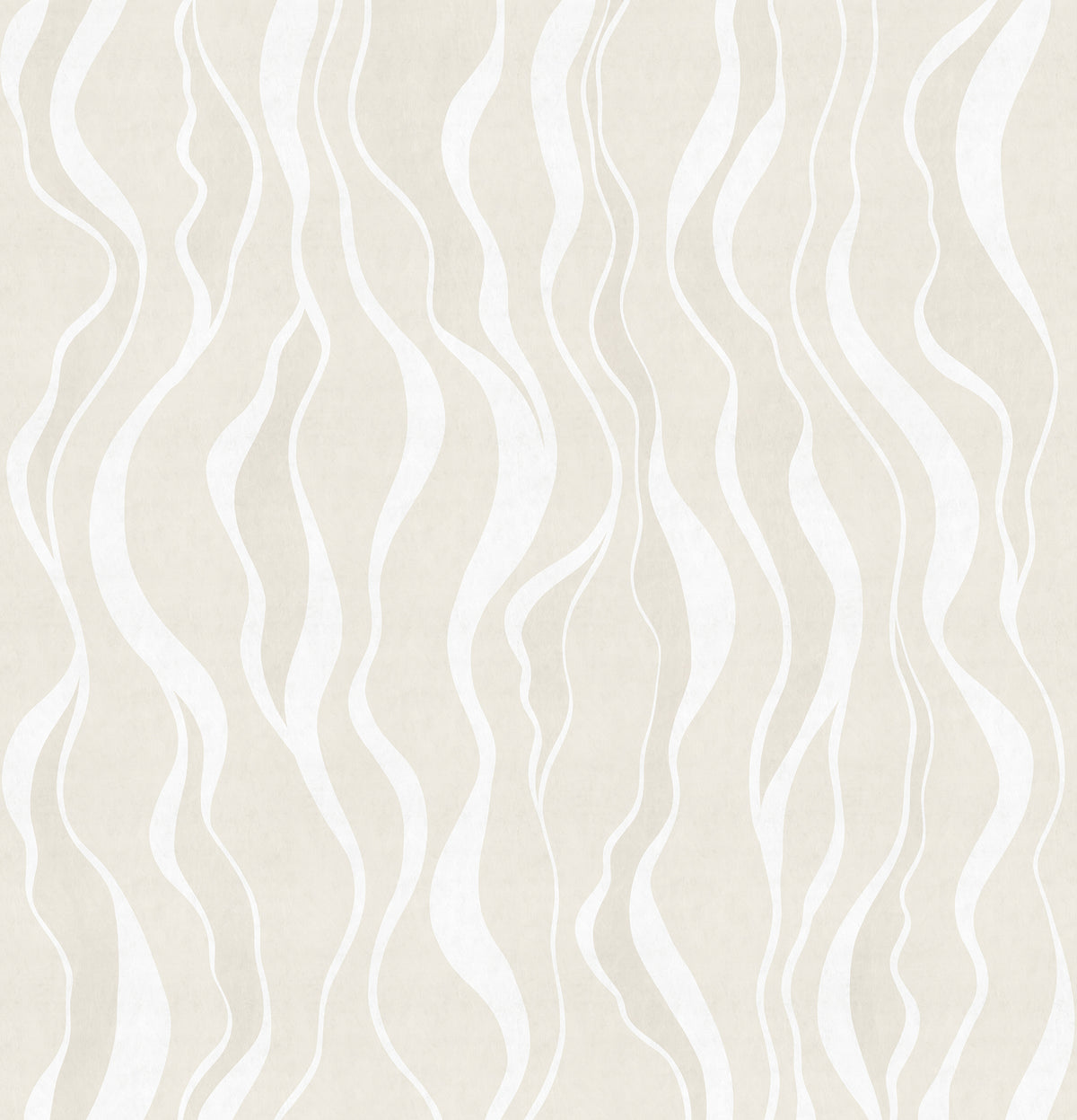 Gentle Lines wall mural by Rebel Walls in Cream, flat swatch