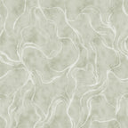 Soft Curve wall mural by Rebel Walls in Green, flat swatch