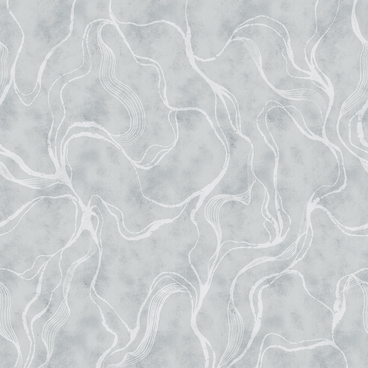 Soft Curve wall mural by Rebel Walls in Blue, flat swatch