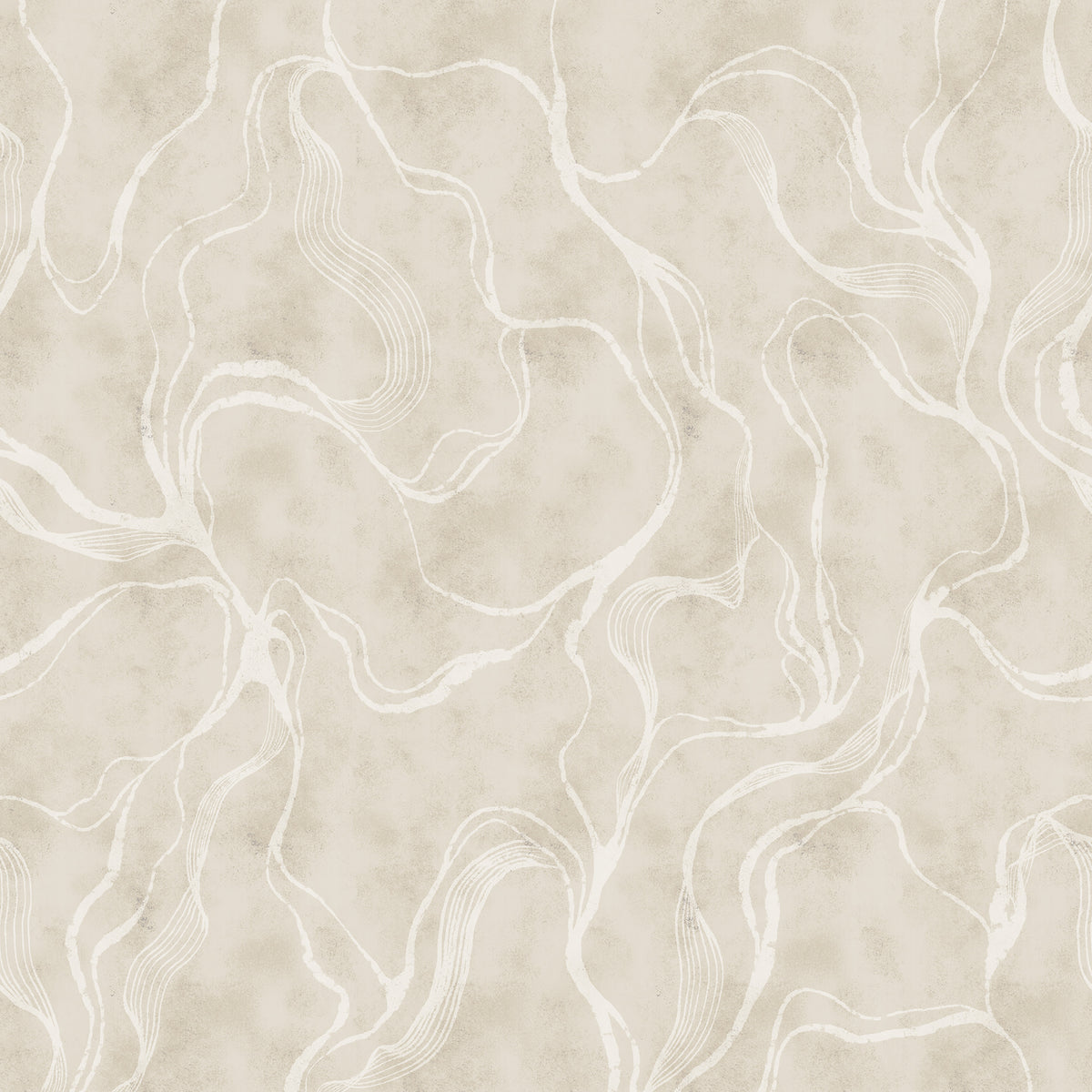 Soft Curve wall mural by Rebel Walls in Beige, flat swatch