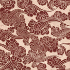 Kumo wall mural by Rebel Walls in Red, flat swatch