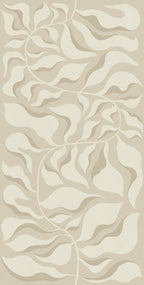 Bold Botanica wall mural by Rebel Walls in Beige, flat swatch