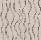 Ribbon Stripe wall mural by Rebel Walls in Grey, flat swatch