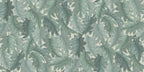 Swirling Fern wall mural by Rebel Walls in Teal, flat swatch