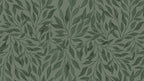 Willow wall mural by Rebel Walls in Green – Dark Green, flat swatch