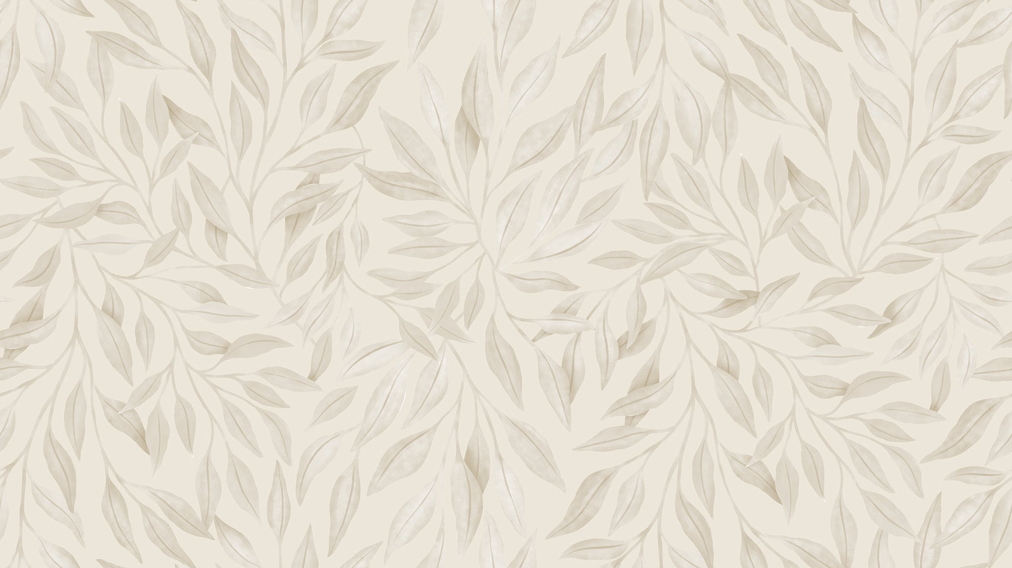Willow wall mural by Rebel Walls in Beige, flat swatch