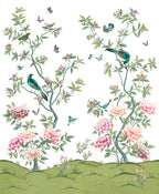 Garden of Harmony wall mural by Rebel Walls in white