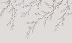 Spring Breeze wall mural by Rebel Walls in pale grey-blue