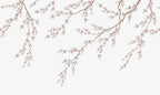 Spring Breeze wall mural by Rebel Walls in soft pink