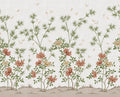 Eastern Bloom wall mural by Rebel Walls in white