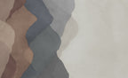Watercolor Vertical wall mural by Rebel Walls in Blue, flat swatch